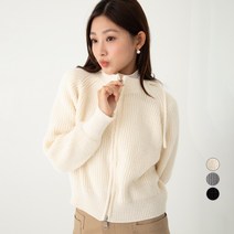 ELLE GIRL 여성용 크롭 니트 후드집업