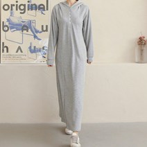 비나인 버플리 후드 원피스