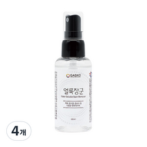 가스코 얼룩장군 찌든때 옷 만능 얼룩제거제, 60ml, 4개