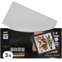 쏙쏙 뽑아쓰는 사각 Sheet형 종이 호일 26.5 x 26.5 cm 100p, 3개
