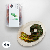 나래밥상 돌산 갓김치, 1kg, 4개