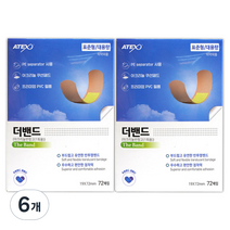 아텍스 더밴드 에이 PVC 반창고 대용량 72p, 6개