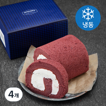 지유가오카 레드벨벳 롤케이크 (냉동), 280g, 4개