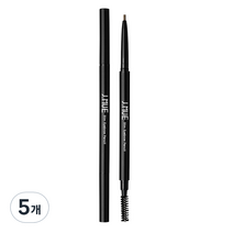제이뮤 슬림 아이브로우 펜슬, 5호 딥브라운, 5개
