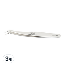 비투스 속눈썹 연장 핀셋 고급형 MSA-18, 혼합색상, 3개