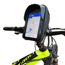 힙앤바디 자전거 핸드폰거치대, 블랙, 1개