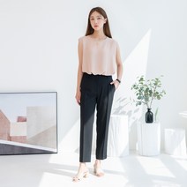 캐럿 여성 쿨 크롭 데일리 슬랙스