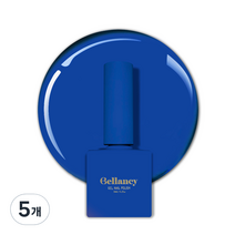 벨랑시 원스텝 젤네일 10ml, SN 21 블루, 5개
