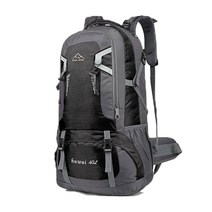 대용량 포켓 등산가방 40L, 블랙