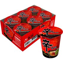 농심 신라면 컵 65g, 6개