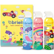 브리엘 유아용 버블 바디클렌저 복숭아향 200ml + 베리향 200ml + 망고향 200ml 세트, 1세트