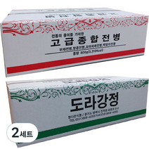 정다운식품 고급종합전병 800g + 도라강정 600g, 1400g, 2세트