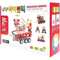 따라락따라락 뚝딱블럭 소방차, 혼합색상