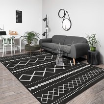 모로코 패턴 헤스티아 사계절 사각 러그