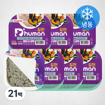 듀먼 강아지 닭가슴살 & 빌베리 눈가반짝 화식 용기형 7팩 (냉동), 닭, 100g, 21팩