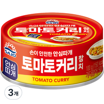 사조 토마토커리, 100g, 3개