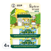 멘소래담 KKKIM 립아이스 레몬 립밤, 레몬향, 3.5g, 4개