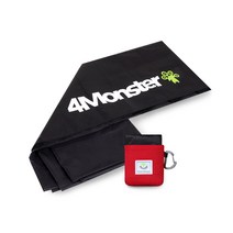 4몬스터 휴대용 방수 포켓 + 블랭킷 세트, 레드