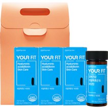 동국제약 유어핏 피부건강 히알루론산 앤 비오틴 24g 선물세트 + 쇼핑백, 3개, 30정, 30정