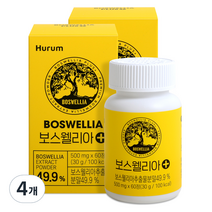 휴럼 보스웰리아 플러스 영양제 30g, 4개, 60정, 60정