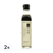 ORGA 우리콩 진간장, 180ml, 2개