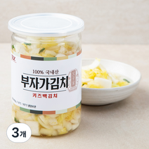 부자가김치 키즈 백김치, 800g, 3개