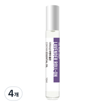 더허브샵 아로마 롤온 라벤더, 10ml, 4개