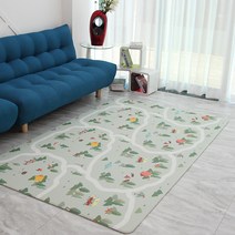 충무홈리빙 유아동 놀이방 거실매트 12mm, 03 테라조 그레이   캠핑그린