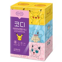 코디 아트앤 포켓몬 미니 2겹 랜덤발송, 230개입, 6개