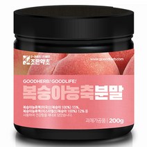 조은약초 복숭아 농축 분말, 1개, 200g