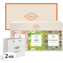 라돌체비타 프리미엄 허브차 3종 선물세트 + 쇼핑백, 히비스커스+페퍼민트+레몬밤, 2세트
