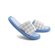 오즈키즈 아동용 체크 잠잠 층간 소음 슬리퍼