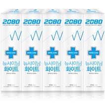 2080 덴탈크리닉 뉴샤이닝 화이트 치약, 140g, 5개