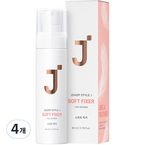제이숲 스타일제이 소프트 픽서 볼륨 헤어 스프레이, 80ml, 4개