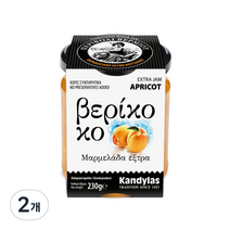 캔딜라스 과일잼 살구, 230g, 2개