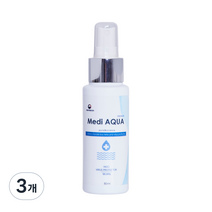 메디아쿠아 살균 소독제, 80ml, 3개