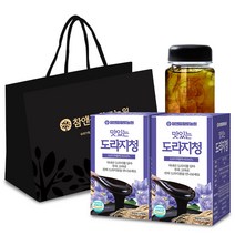 황토농원 맛있는 도라지청 250g x 2p + 보틀 + 쇼핑백, 500g, 1세트
