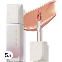 하트퍼센트 도트 온 무드 퓨어 글로우 틴트, 12 카라멜 베이지, 6.8g, 5개