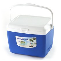 큐랑 플라스틱 아이스박스 YS50, 블루, 13L