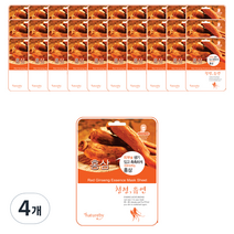 네이처바이 에센스 마스크팩 홍삼 23g, 90개입, 4개