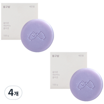 동구밭 세안비누 콜라겐, 100g, 4개