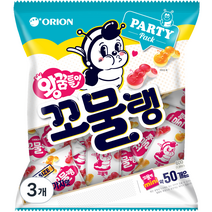 오리온 왕꿈틀이 꼬물탱 미니젤리 50p, 600g, 3개