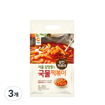청정원 국물 떡볶이, 380g, 3개