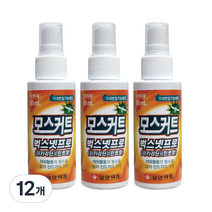 일양약품 모스커트 벅스넷프로 모기기피제, 50ml, 12개