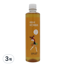 천년미인 차도녀 파인애플식초, 500ml, 3개