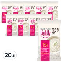 청정원 라이틀리 밥이 될 곤약, 200g, 20개