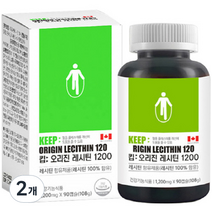 오리진 킵 레시틴 1200 108g, 2개