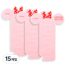 디즈니 미니마우스 페디큐어용 토우 세퍼레이터 2p, 혼합 색상, 15개입