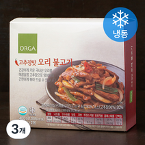 올가 오리 불고기 고추장맛 (냉동), 400g, 3개