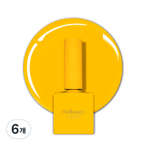 벨랑시 원스텝 젤네일 10ml, SN 06 망고 옐로우, 6개